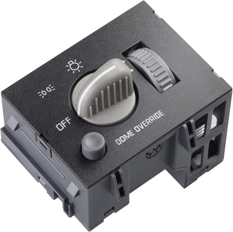 SOAESCN Headlight Switch for 1995-1999 Chevy Tahoe Suburban GMC C1500 C2500 C3500 K1500 K2500 K3500 Yukon Express Escalade Instrument Panel Dimmer Dome Lamp Switch,93443101, 15741153,15047633,15013005 - Image 3